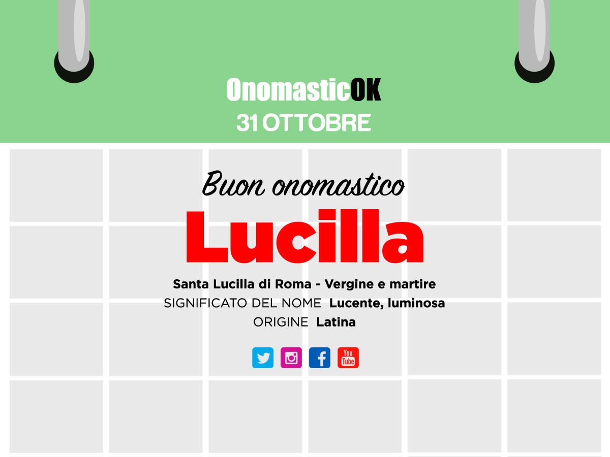 Oggi la Chiesa celebra la memoria di Santa Lucilla - 