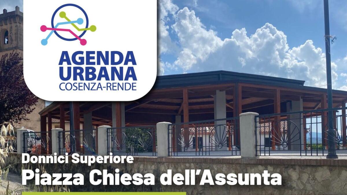 Agenda Urbana: inaugurazione a Donnici Superiore della Piazza della Chiesa dell'Assunta - 