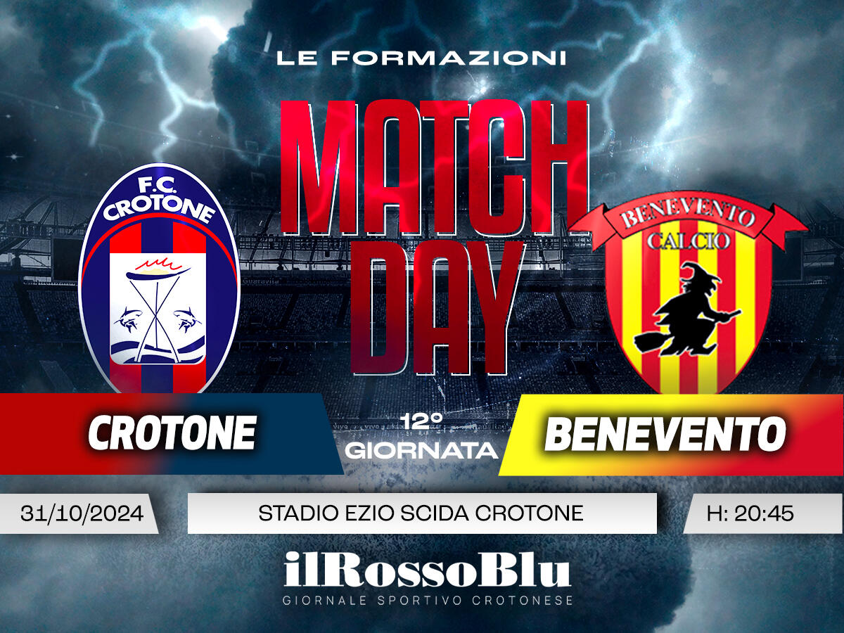 #CrotoneBenevento | Le Formazioni - Longo conferma l'undici di Giugliano - 