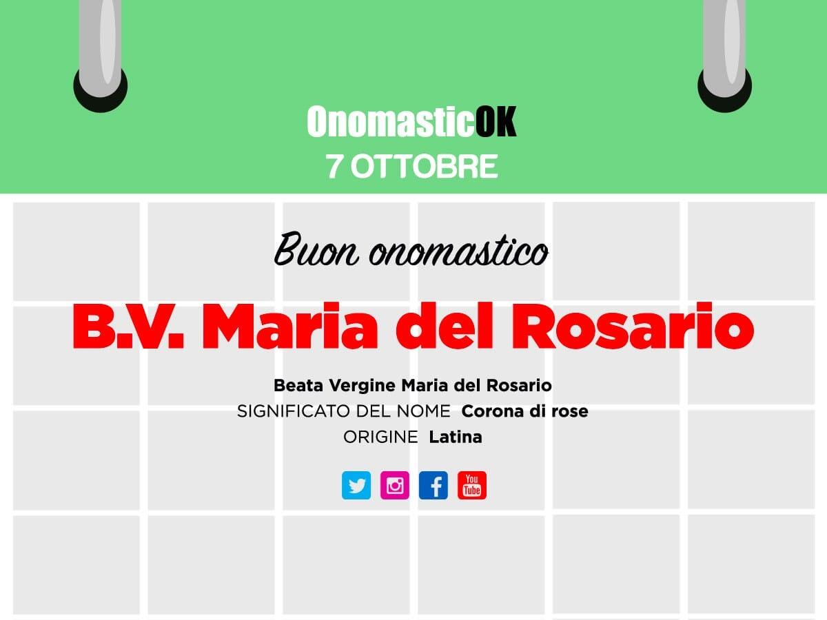 Oggi si celebra la Beata Vergine del Rosario - 