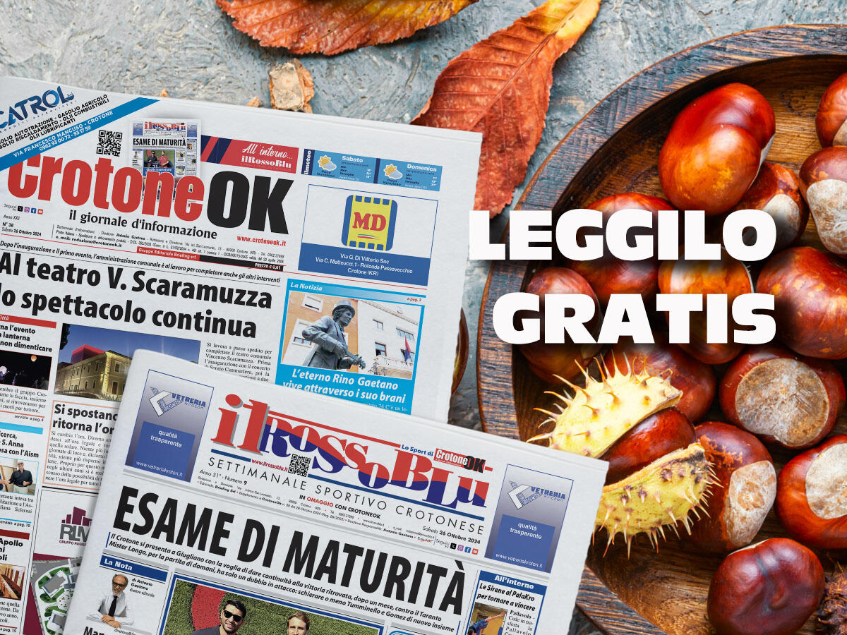 CLICCA QUI E LEGGI SUBITO CROTONEOK - 