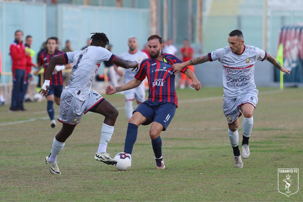 #CrotoneTaranto | Qui Taranto - Good Morning Taranto, nasce una squadra a stelle e strisce - Taranto-Picerno (Foto Fc Taranto)