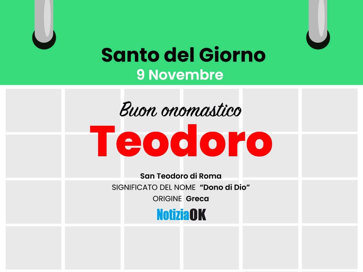 Onomastico: il Santo del giorno è San Teodoro - 