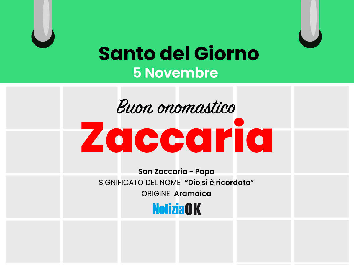 Oggi la Chiesa celebra la memoria di San Zaccaria - 