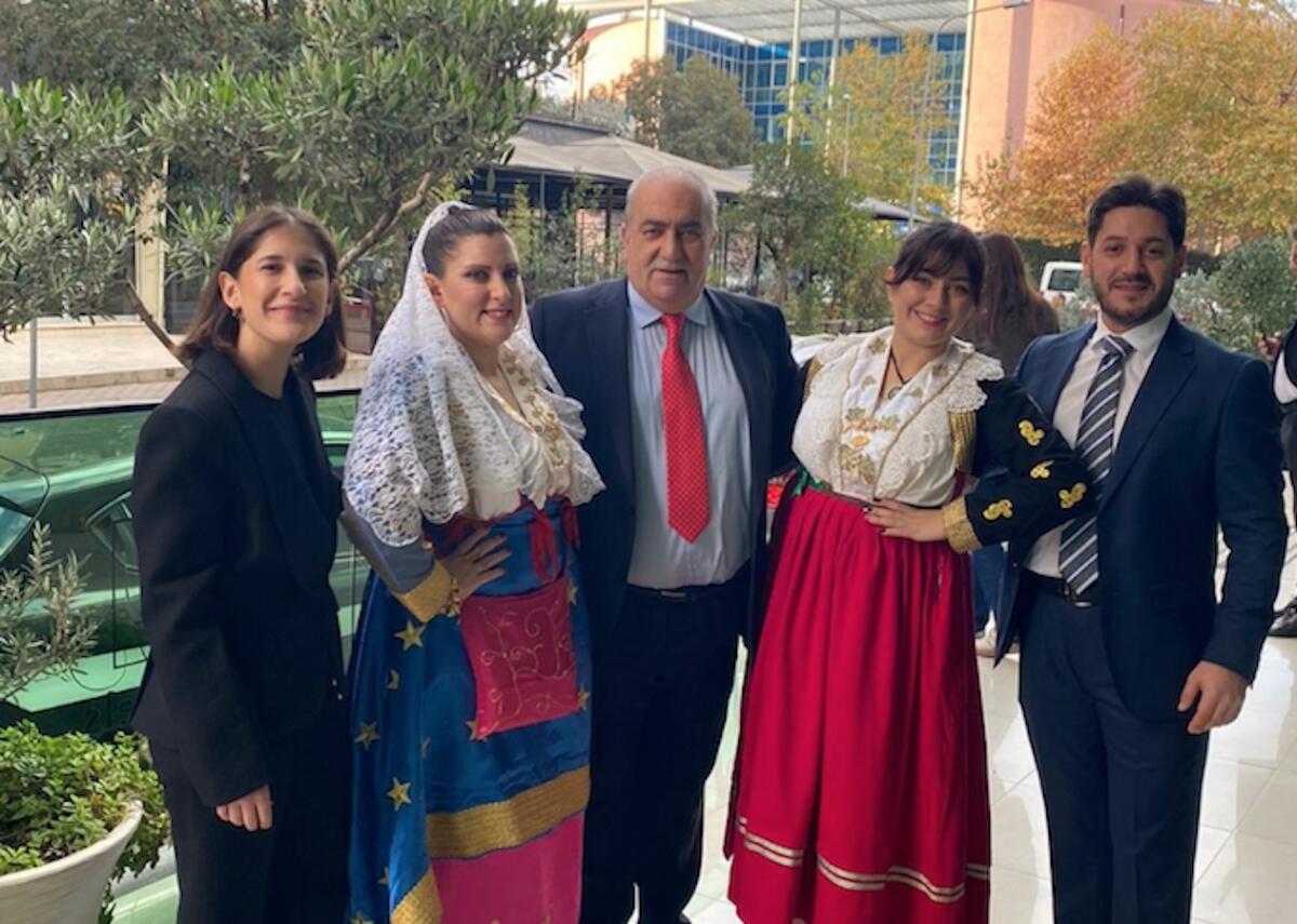 Frascineto a Tirana per la Festa della Bandiera -