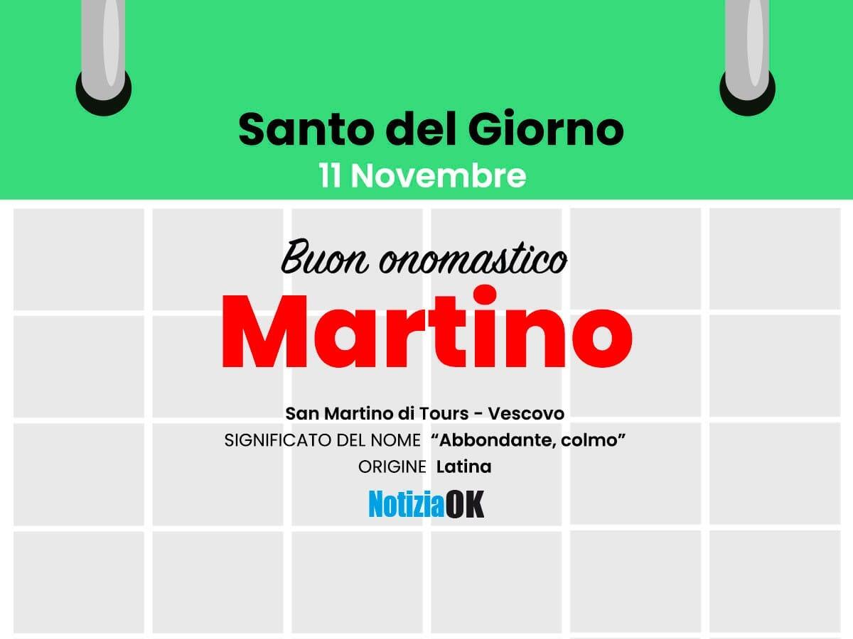 Onomastico: il Santo del giorno è San Martino - 