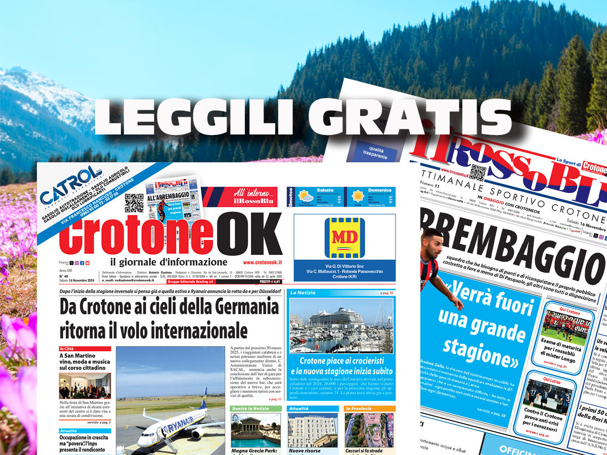 CLICCA QUI QUI E LEGGI SUBITO CROTONEOK - 