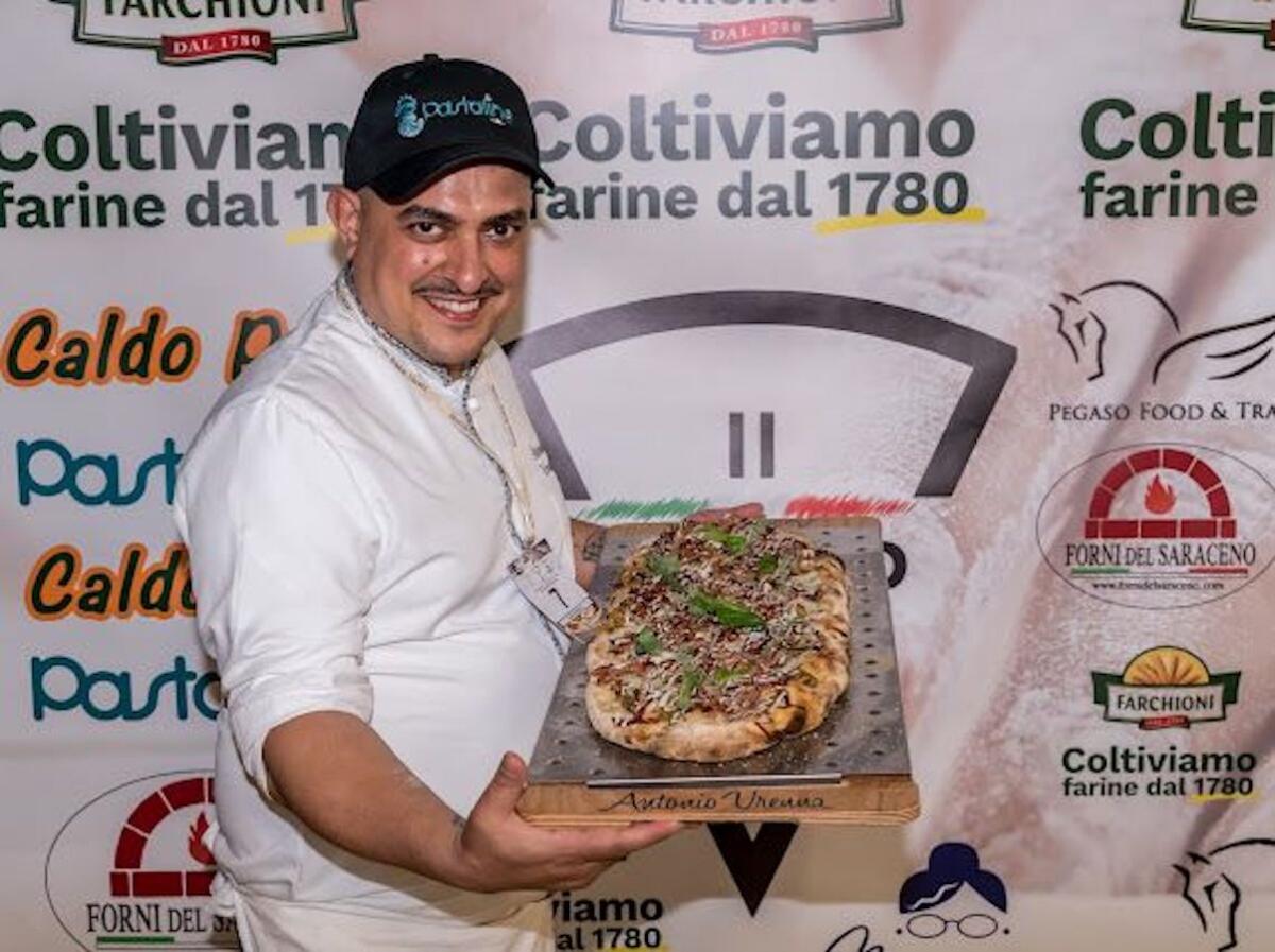 La pizza di Antonio Vrenna è sempre da podio - 