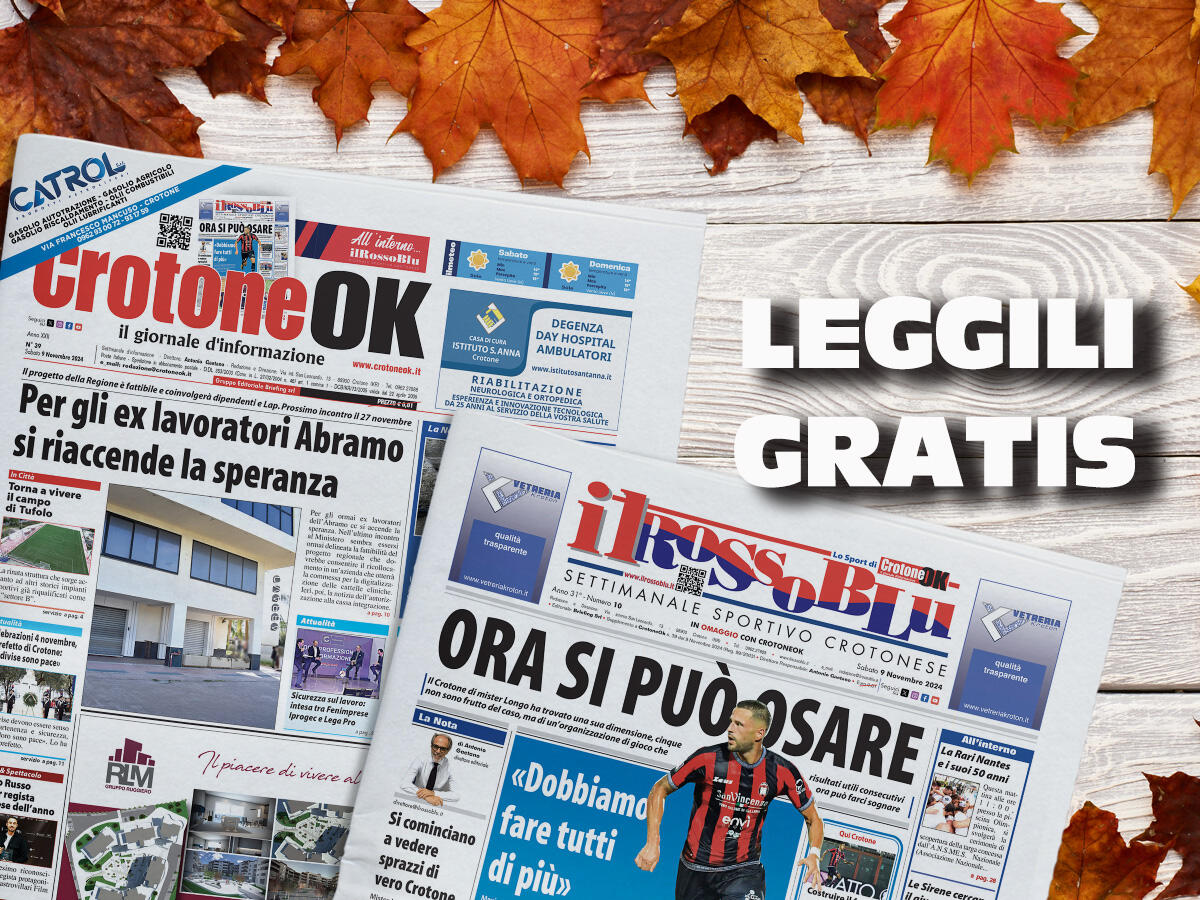 CLICCA QUI E LEGGI SUBITO CROTONEOK - 