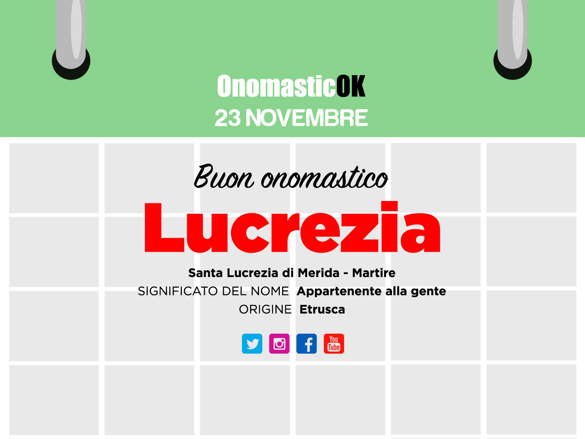 Oggi la Chiesa celebra la memoria di Santa Lucrezia - 