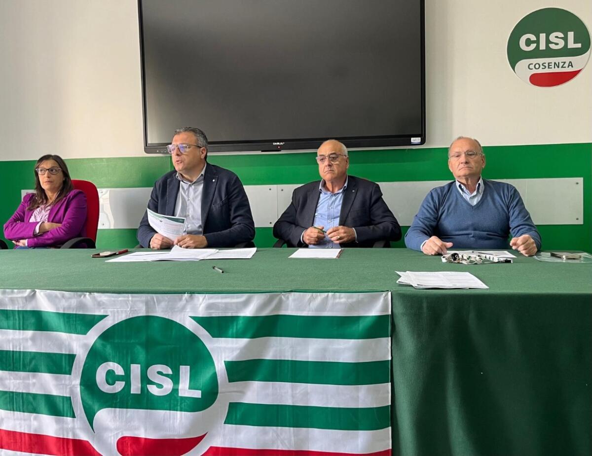 Cosenza - L'esecutivo della CISL si riunisce per un confronto sulla Legge di stabilità - 