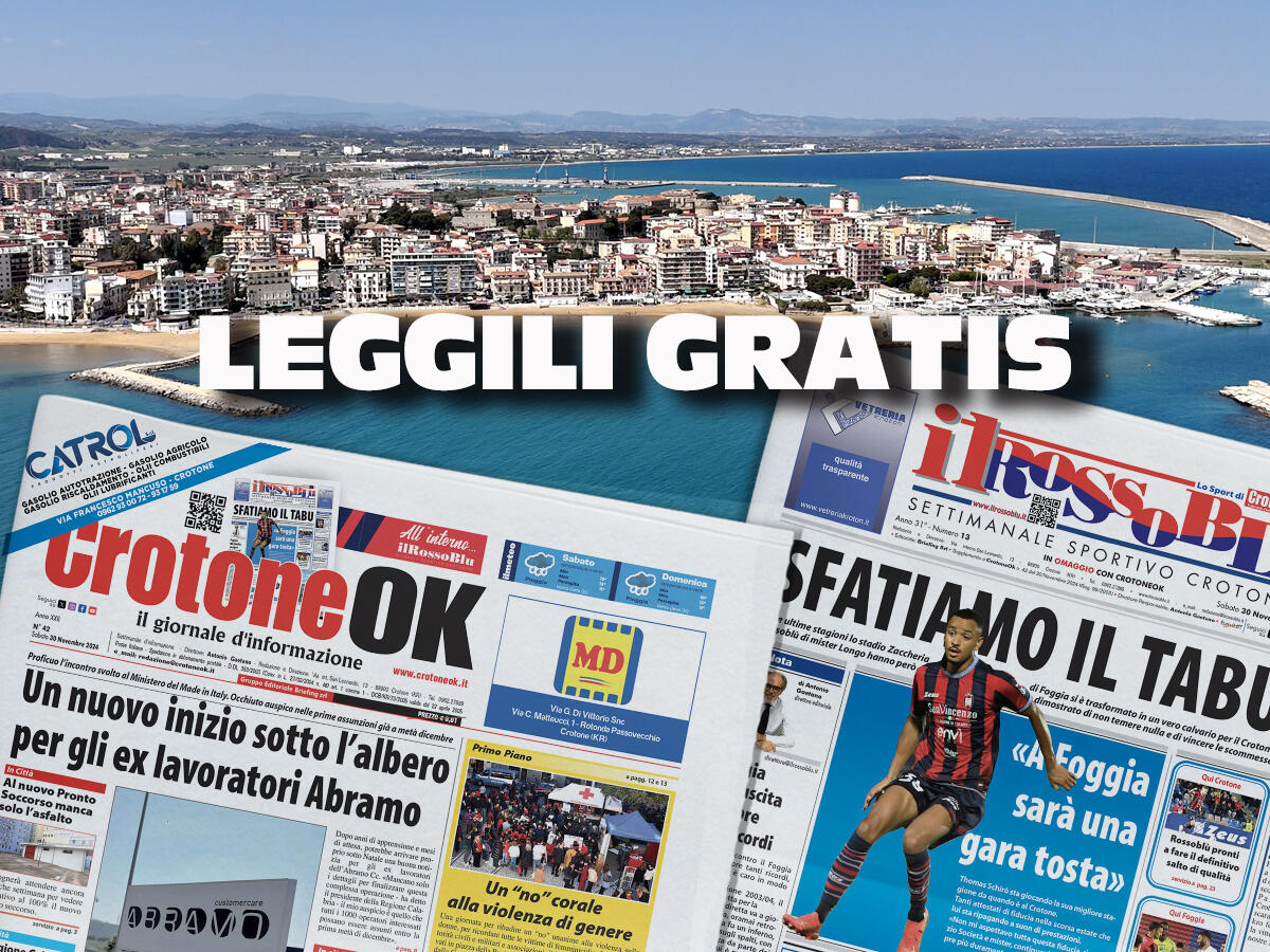 CLICCA QUI QUI E LEGGI SUBITO CROTONEOK - 