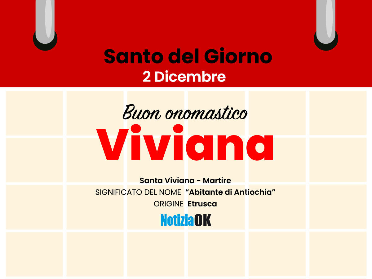 Oggi la Chiesa celebra la memoria di Santa Viviana - 
