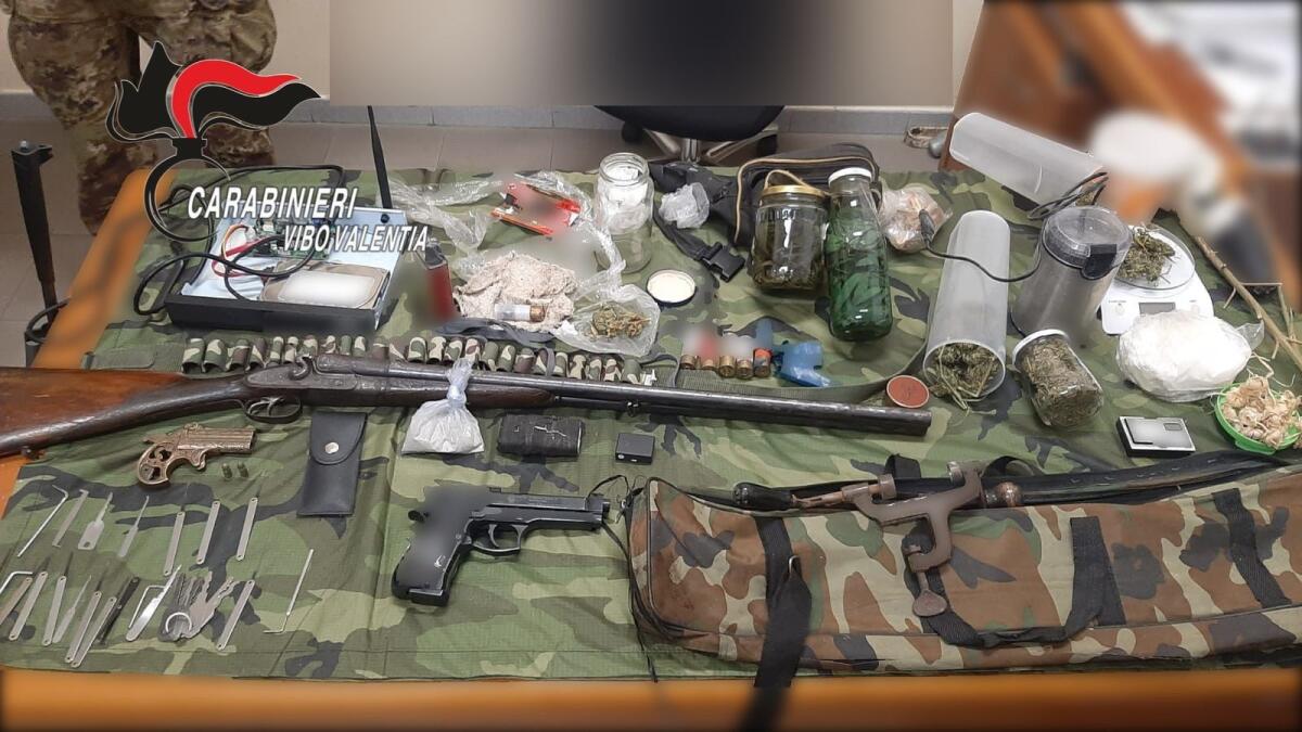 Calabria - Sequestrate armi e droga: un arresto - 