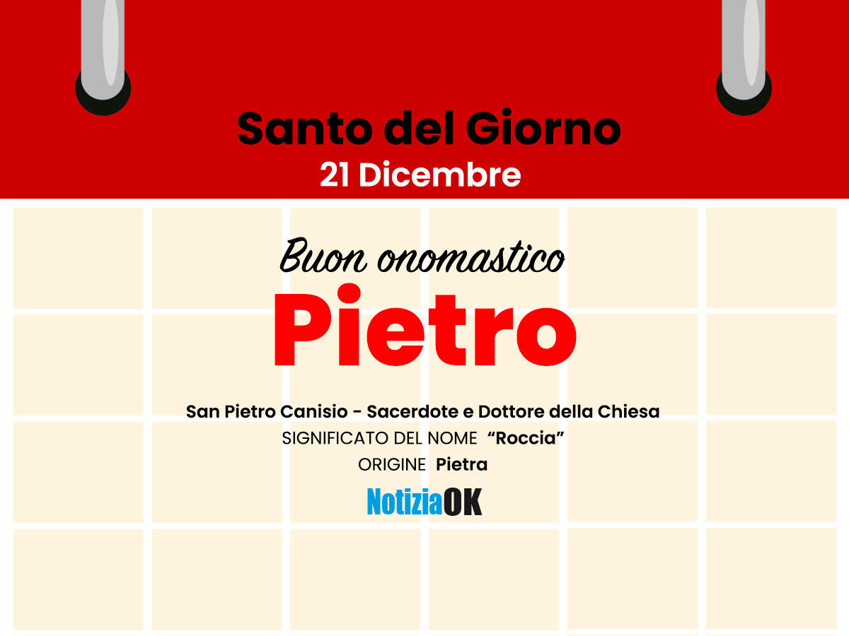 Onomastico: il Santo del giorno è San Pietro Canisio - 