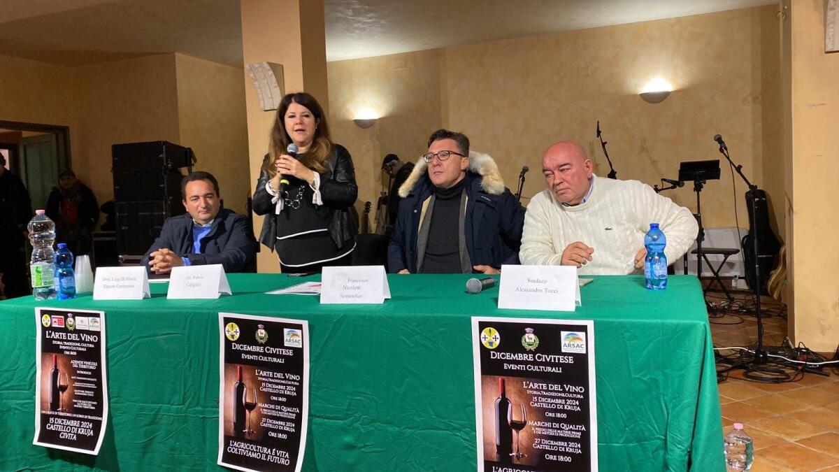Civita - “L'Arte del Vino”. Un Convegno di eccellenza al Castello di Kruia -