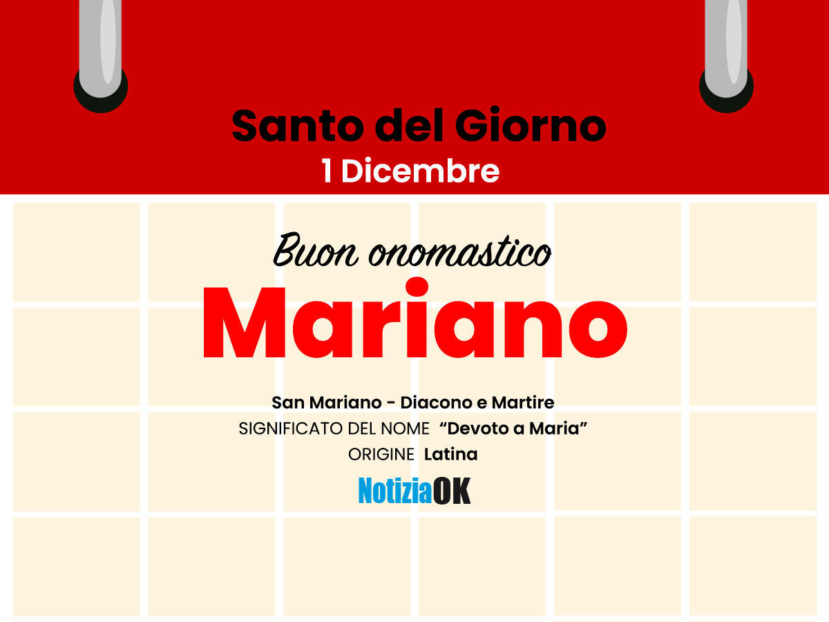 Oggi la Chiesa celebra la memoria di San Mariano - 