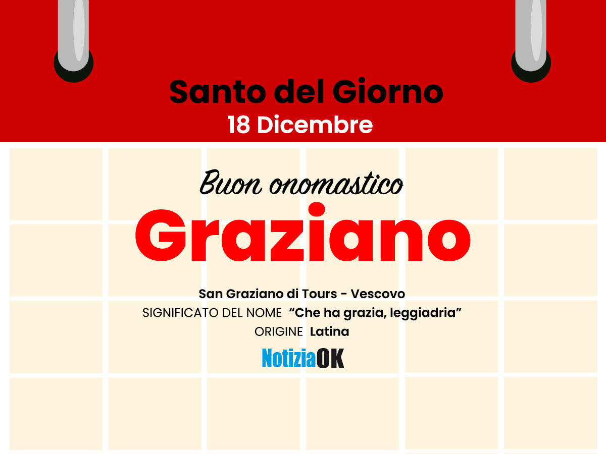 Oggi la Chiesa celebra la memoria di San Graziano - 