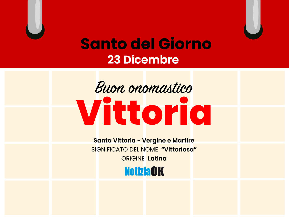 Oggi la Chiesa celebra la memoria di Santa Vittoria - 