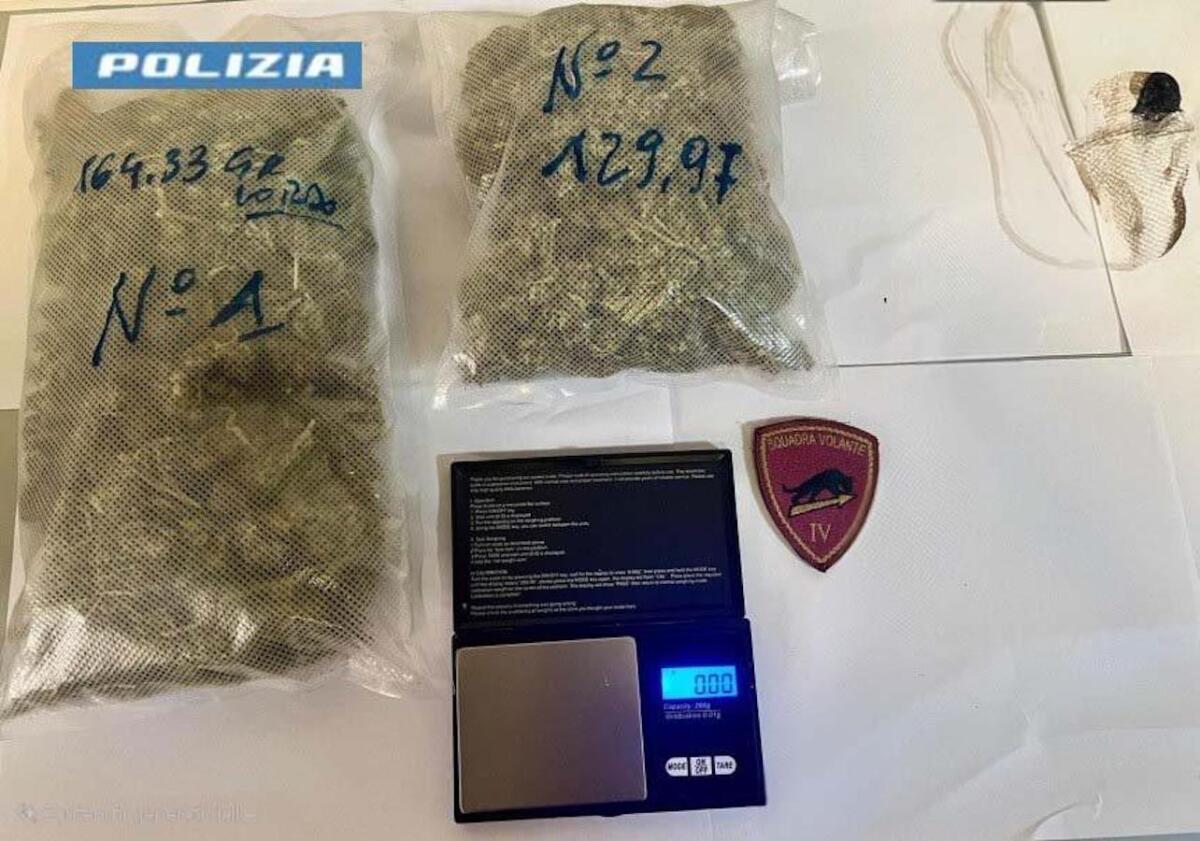 Crotone - Sequestro di marjuana nel quartiere Acquabona: un arresto - 