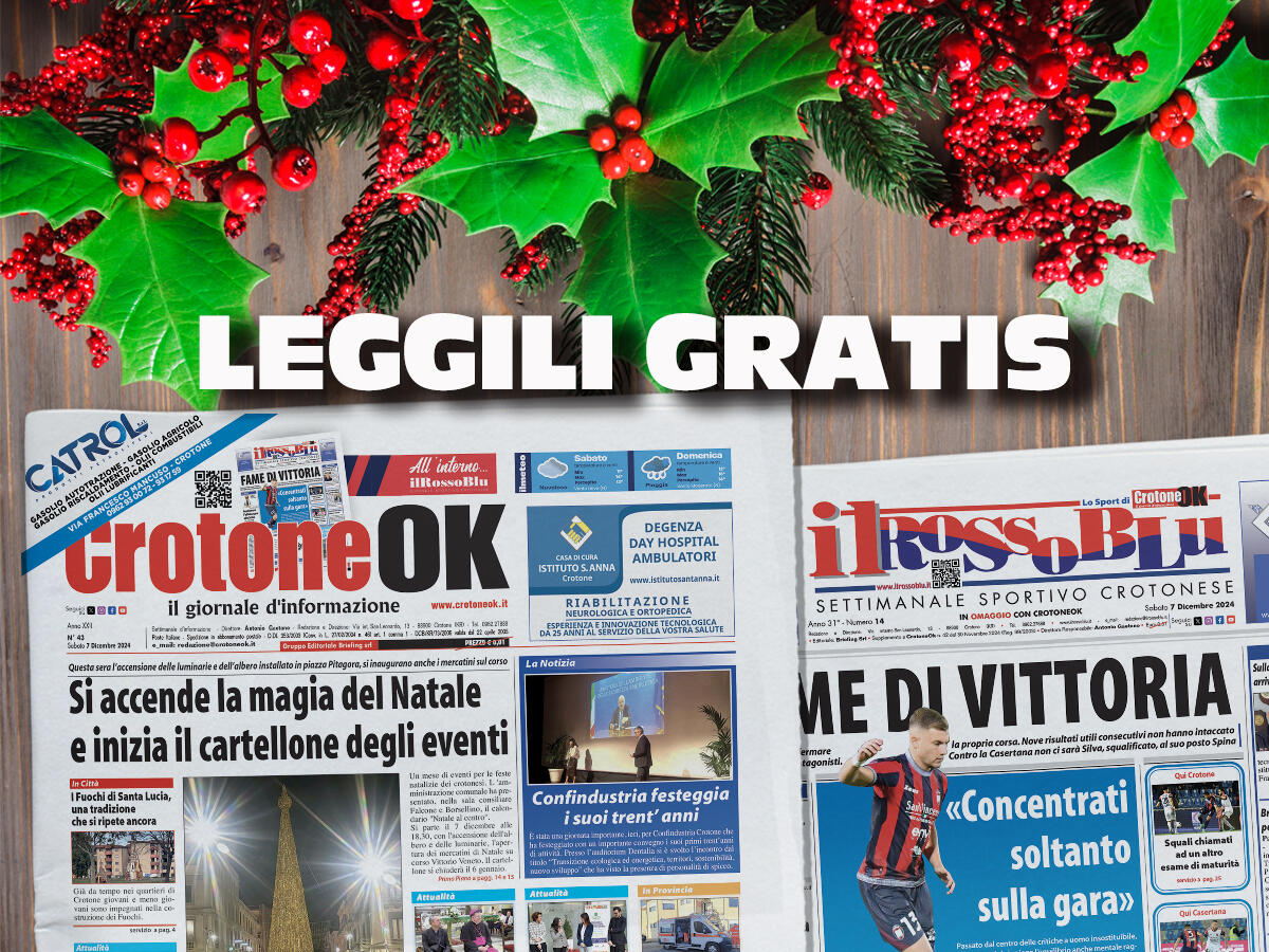 CLICCA QUI QUI E LEGGI SUBITO CROTONEOK - 
