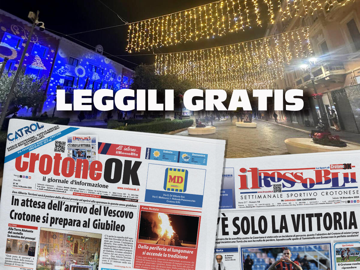 CLICCA QUI QUI E LEGGI SUBITO CROTONEOK - 