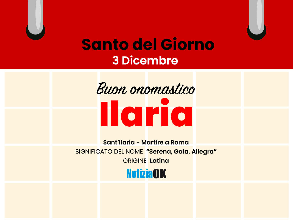 Oggi la Chiesa celebra la memoria di Santa Ilaria - 