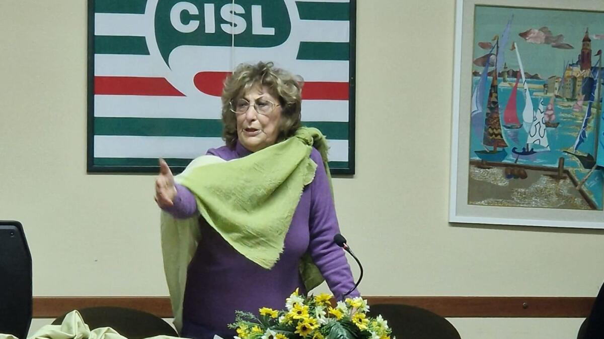 Profondo dolore per la scomparsa di Margherita Carignola, dirigente CISL di lungo corso -