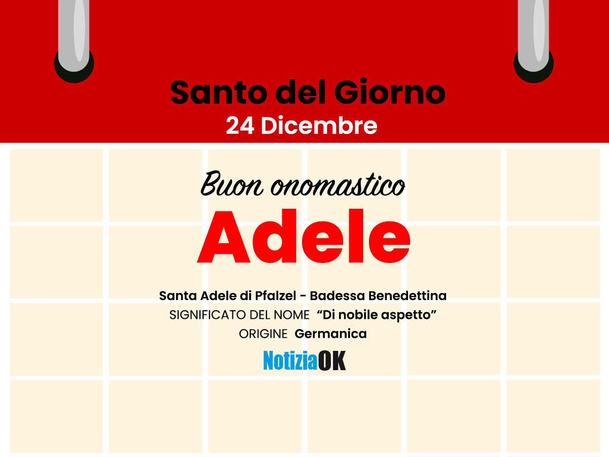 Oggi la Chiesa celebra la memoria di Santa Adele - 