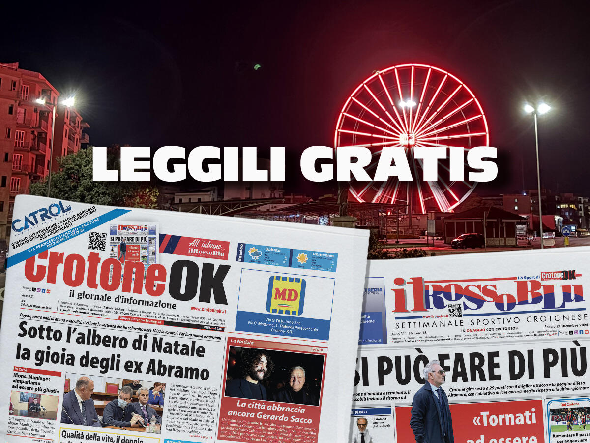 CLICCA QUI QUI E LEGGI SUBITO CROTONEOK - 