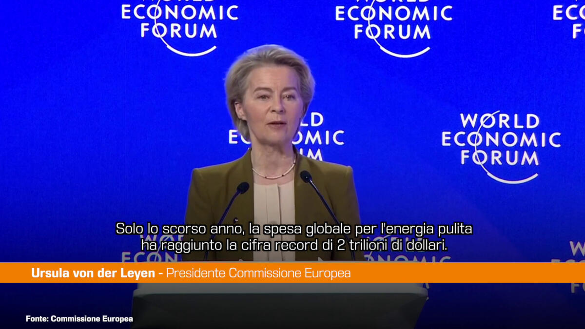 Ue, Von der Leyen "Manteniamo la rotta sulla transizione energetica" - 