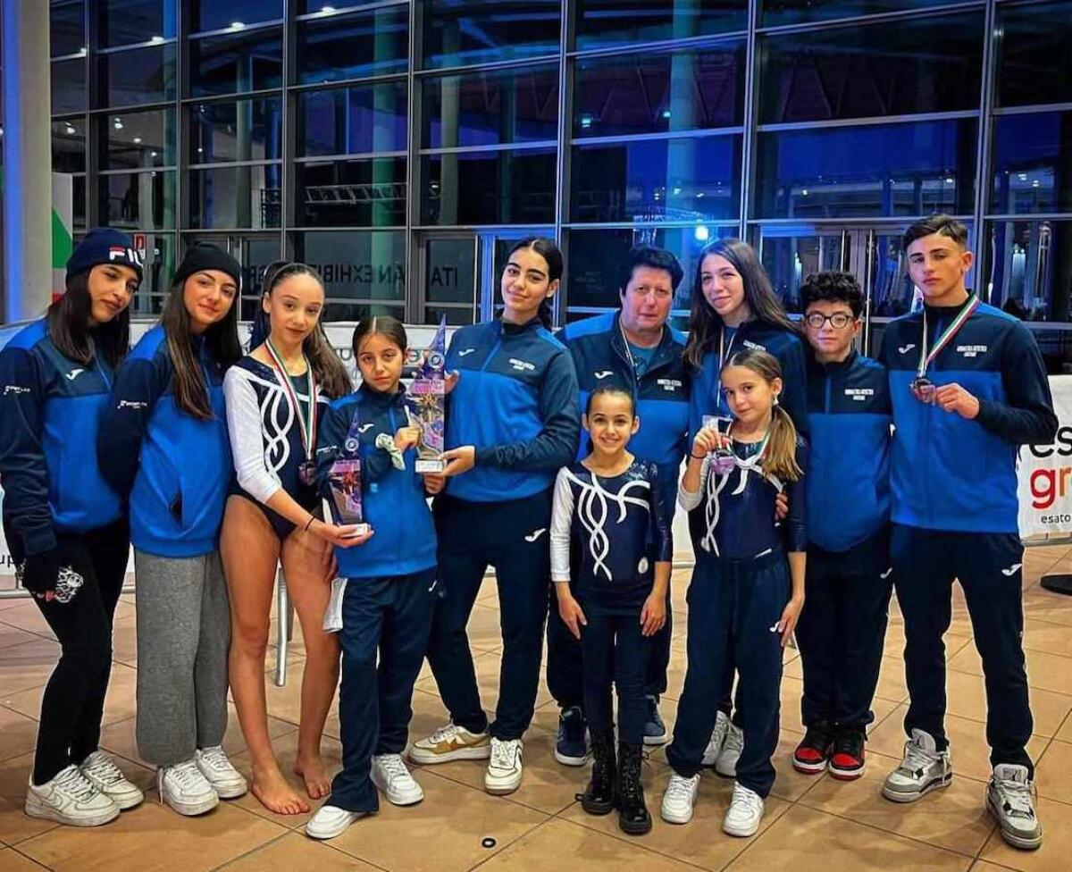 L'Asd Magna Grecia brilla ai Campionati Italiani di Ginnastica in Fiera: torna a casa con 14 medaglie - 