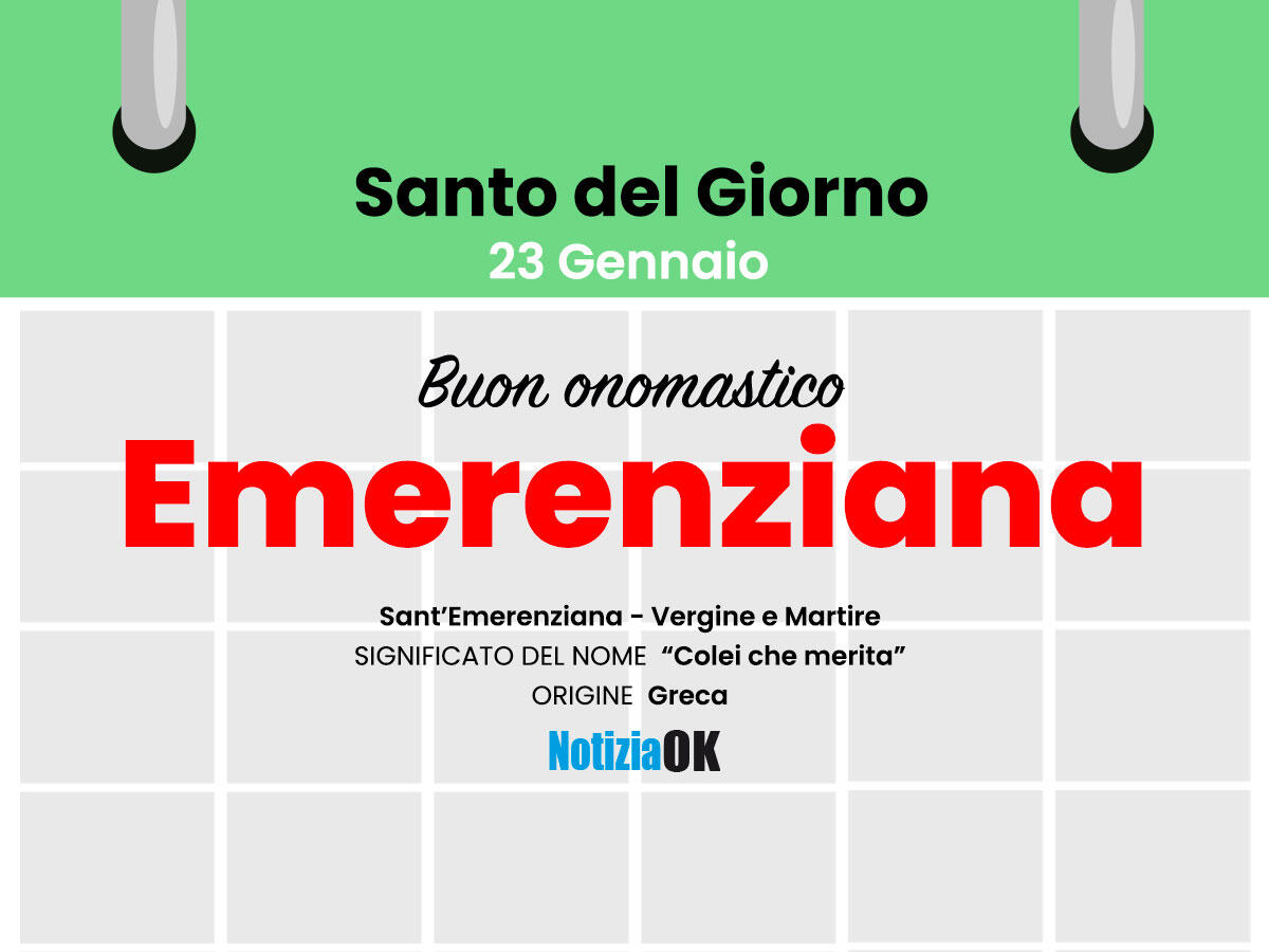 Oggi la Chiesa celebra la memoria di Sant'Emerenziana - 