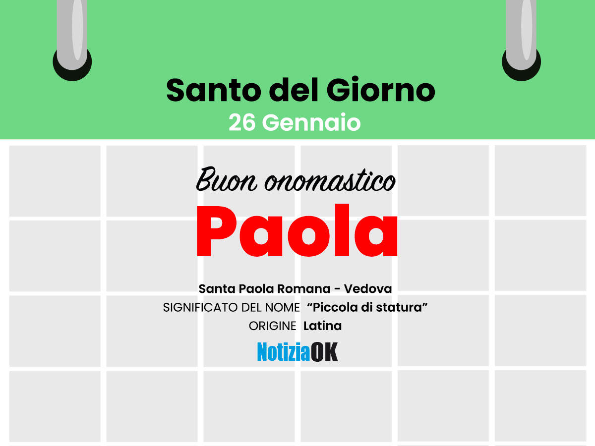 Oggi la Chiesa celebra la memoria di Santa Paola - 