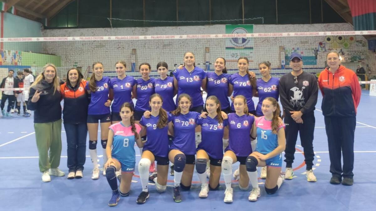 La Pallavolo Crotone “investe” sui giovani: tre squadre in testa al campionato - Pallavolo Crotone - Under 18
