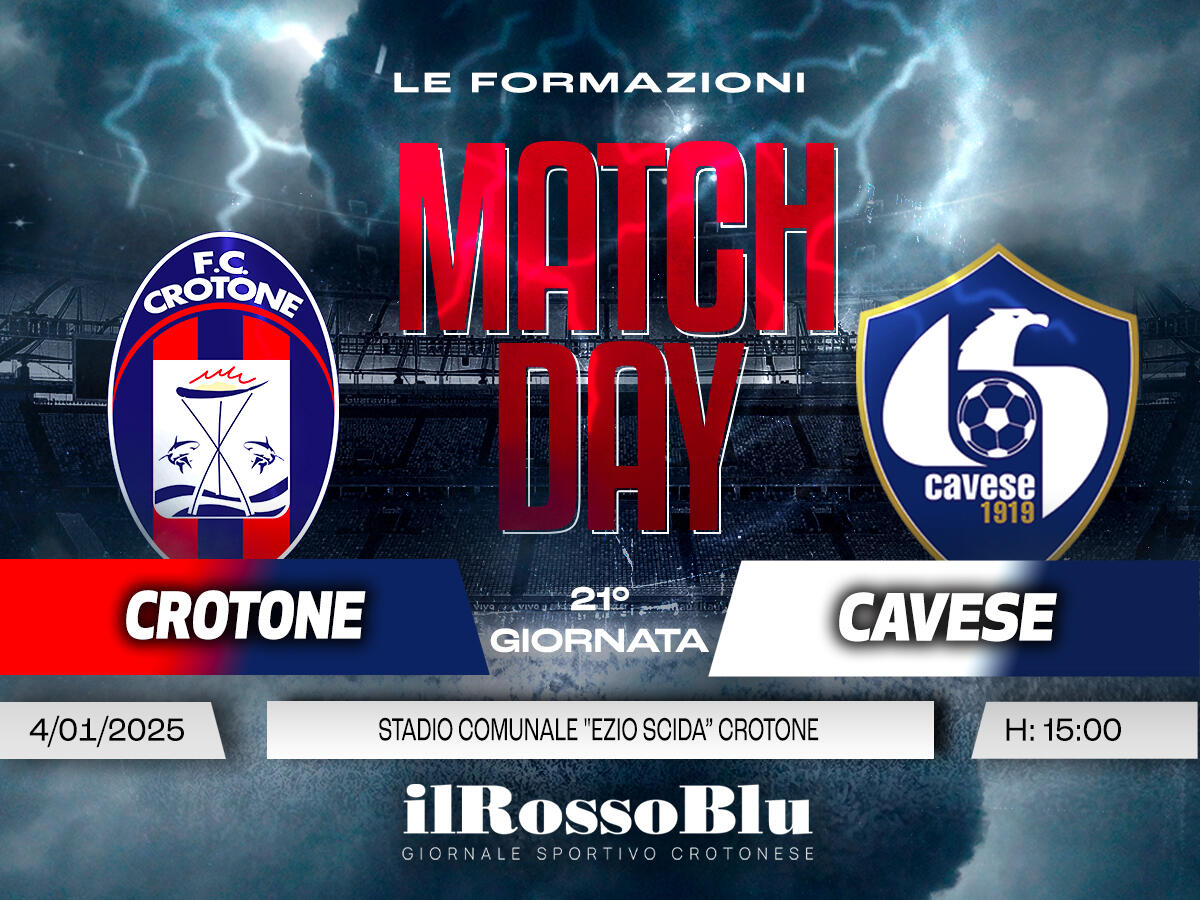 #CrotoneCavese | Le Formazioni - Squadra che vince non si cambia - 