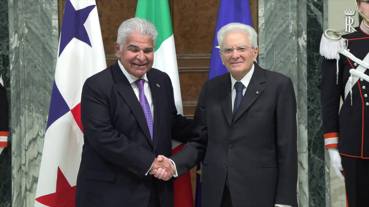 Mattarella riceve il presidente della Repubblica di Panama - 
