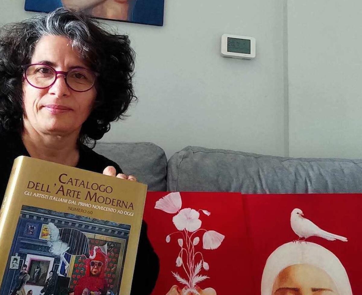 Pierangela dipinge la libertà e la pace, la sua opera sarà esposta a Milano - 