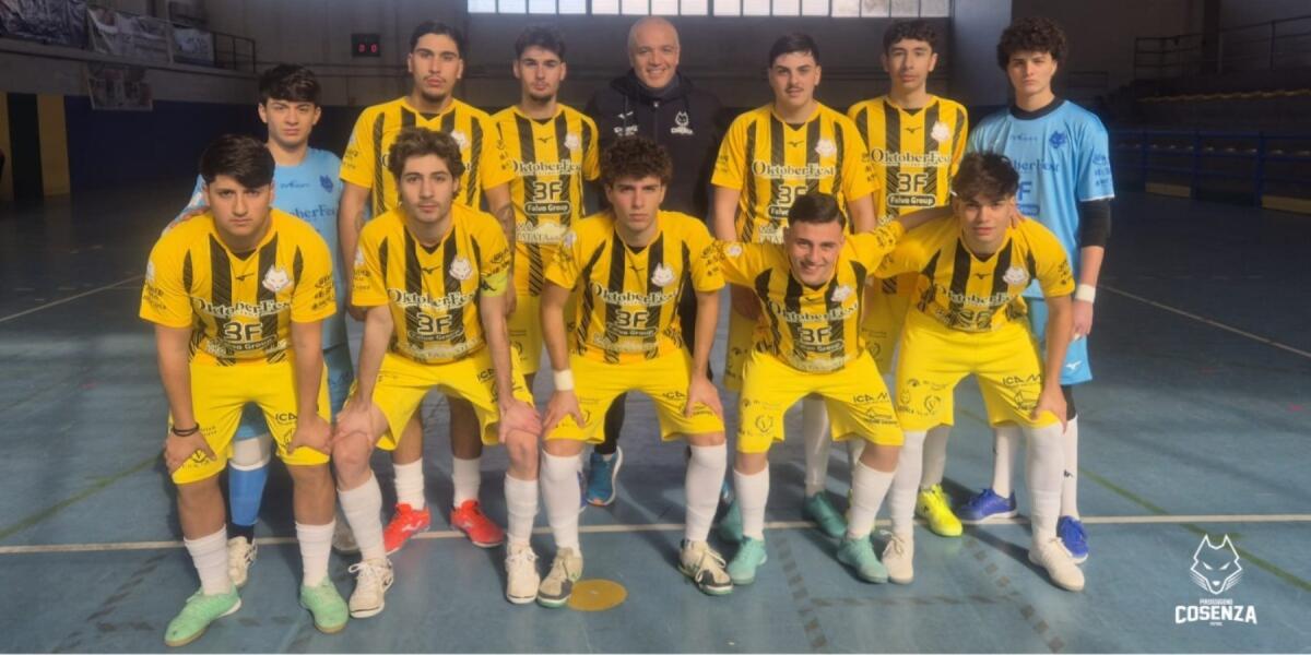 Calcio a 5 - La Pirossigeno Cosenza U19 consolida il primato - 