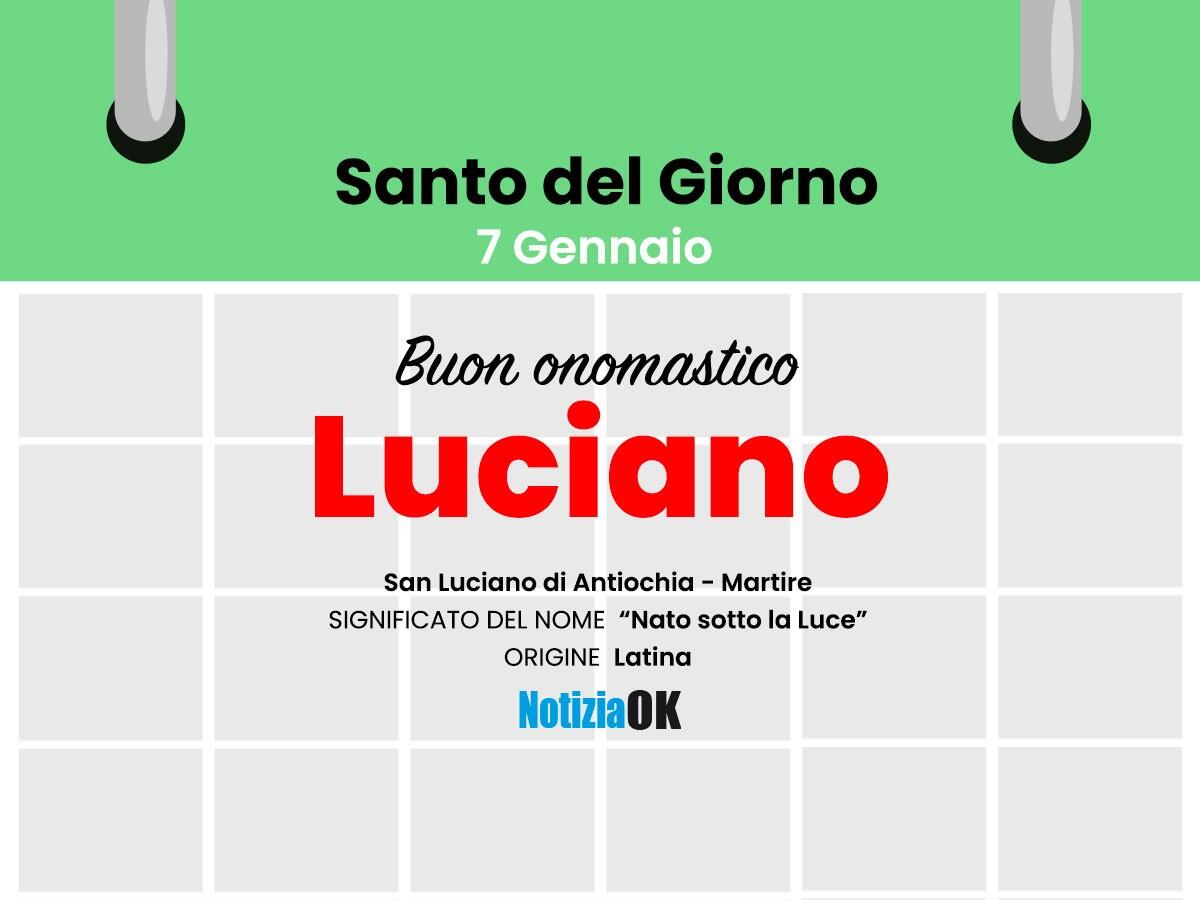 Onomastico: il Santo del giorno è San Luciano - 