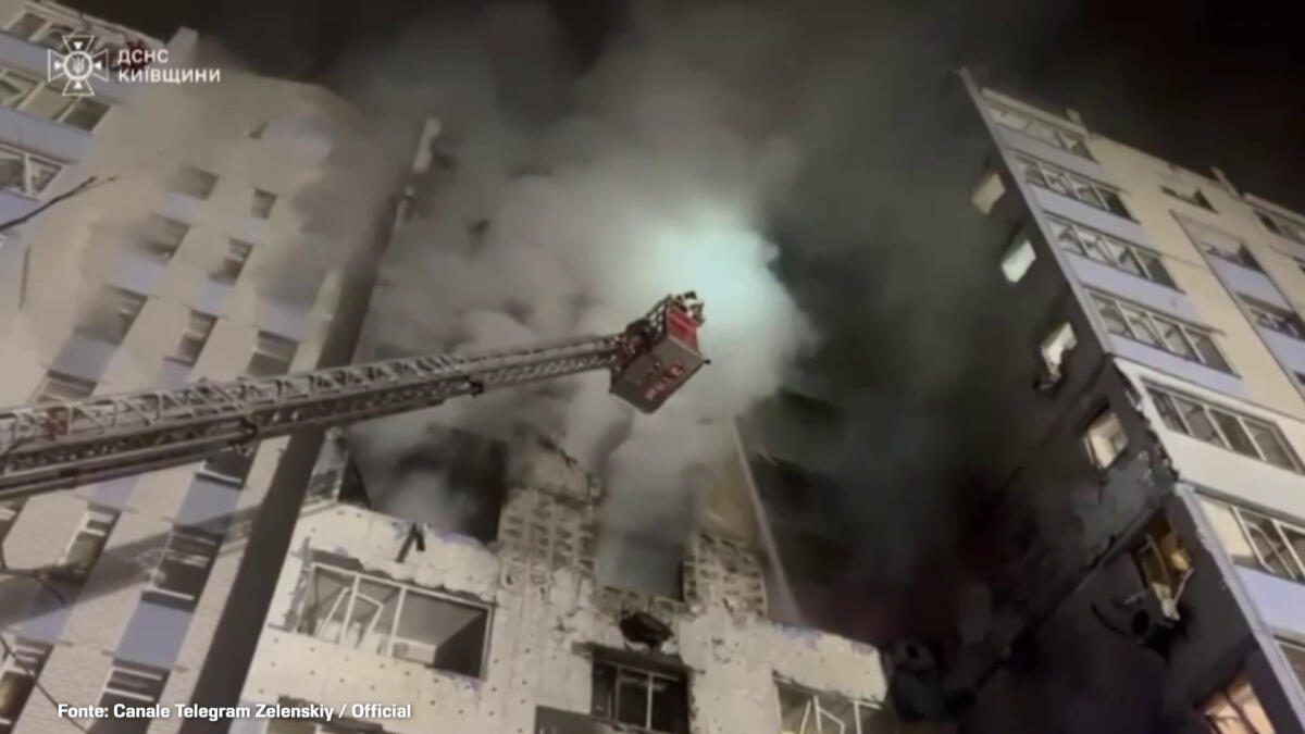 Raid sulla regione di Kiev, le immagini - 