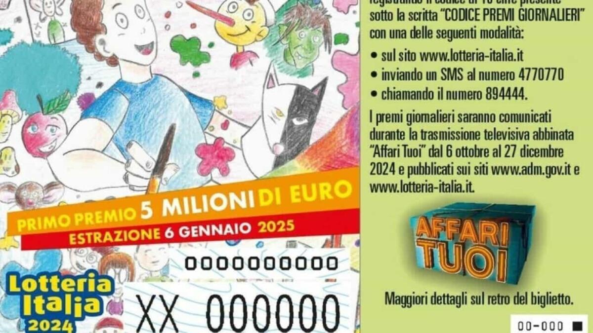 Lotteria Italia 2024, in Calabria venduti 155mila biglietti (+21%). Cosenza in pole tra le province, -