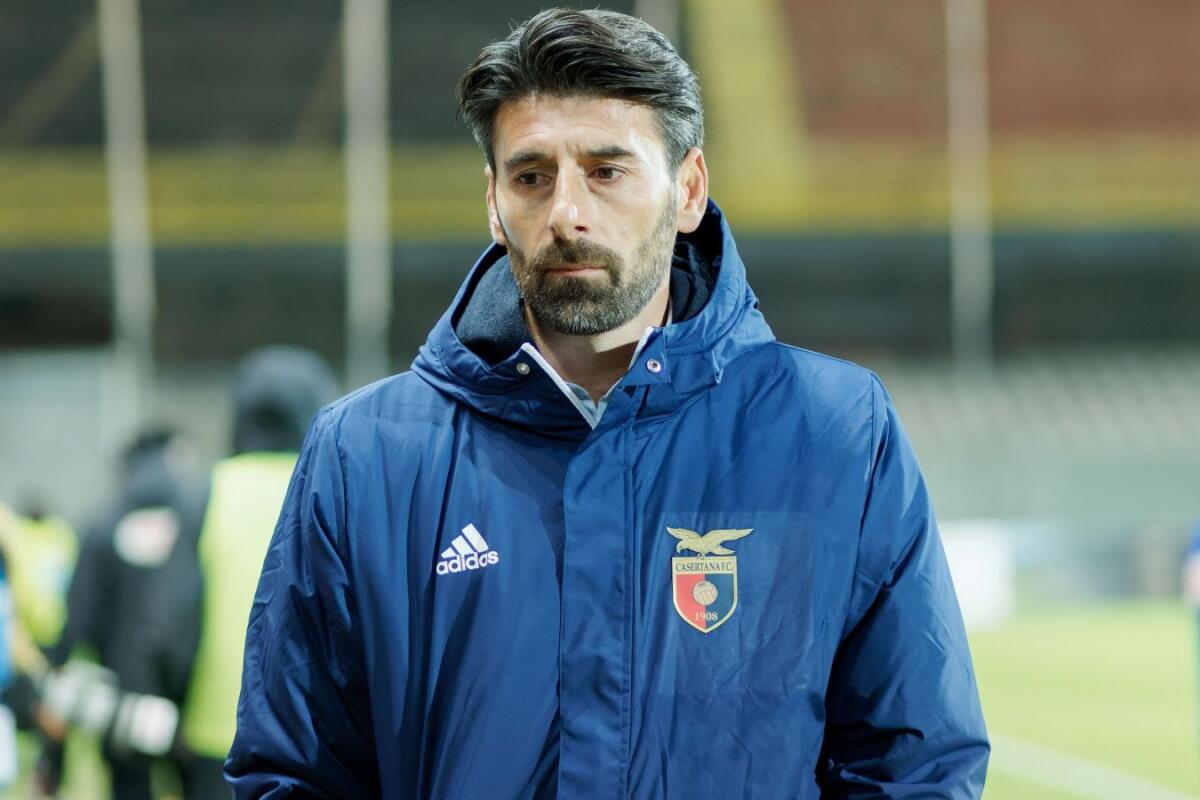 Serie C/C | Casertana - Via Iori, sulla panchina degli aquilotti arriva Pavanel - Manuel Iori, ex allenatore della Casertana - Foto Giuseppe Scialla