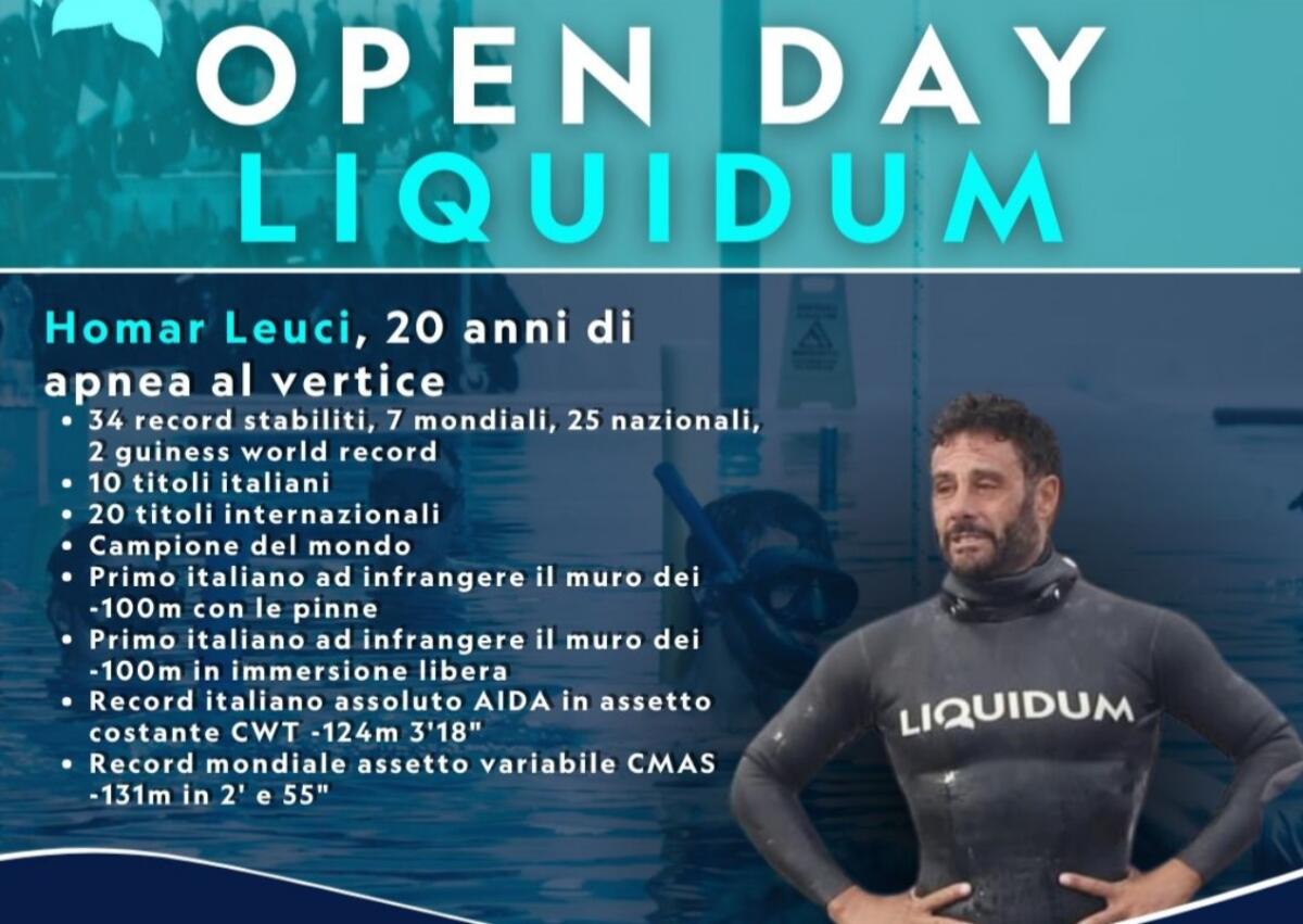 A Crotone open day con Homar Leuci, pluricampione mondiale di Apnea - 