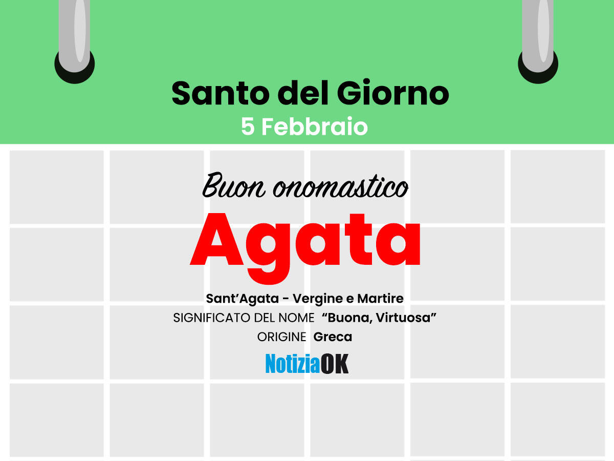 Oggi la Chiesa celebra la memoria di Sant'Agata - 