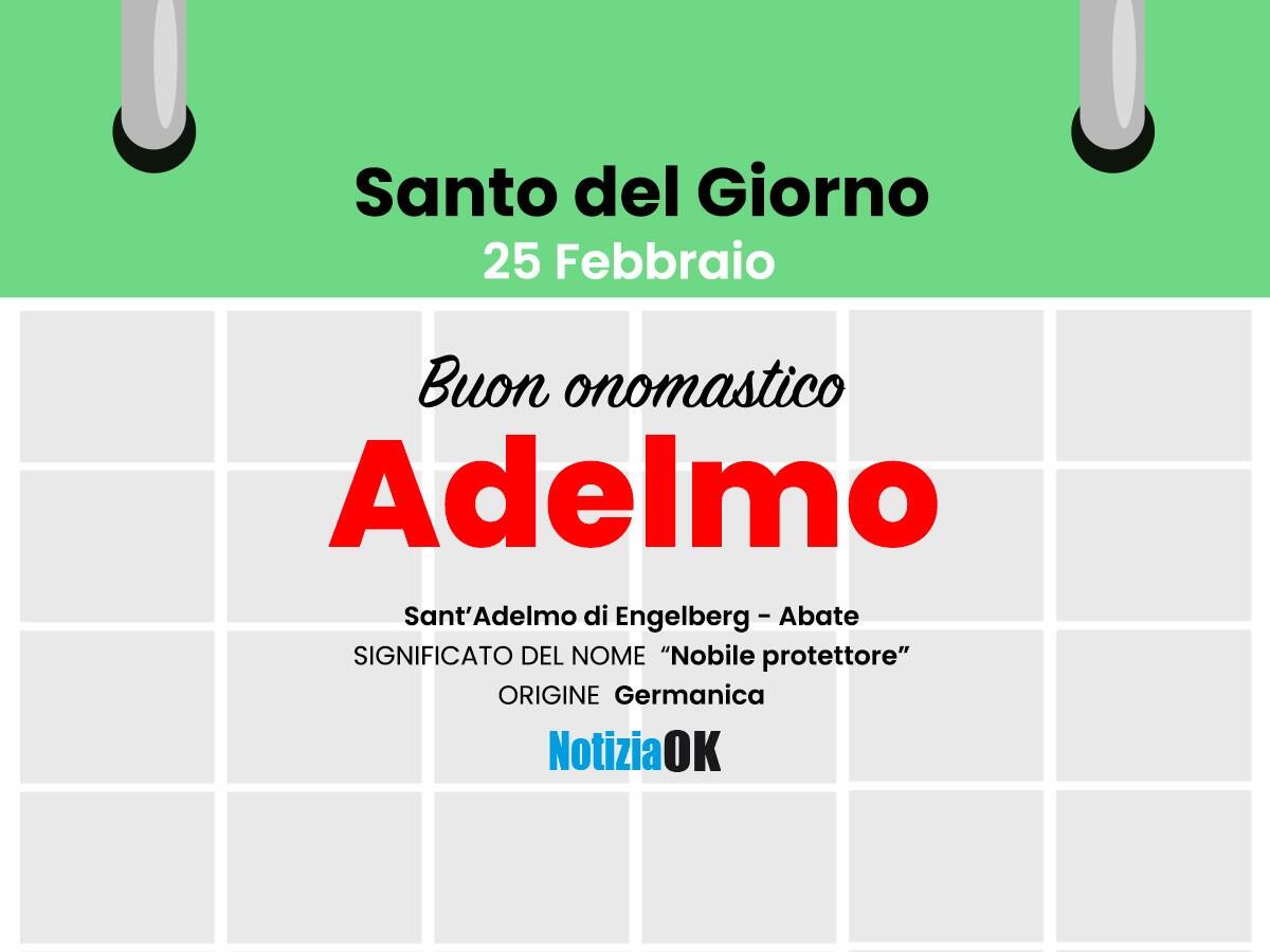 Onomastico: il Santo del giorno è Sant'Adelmo - 