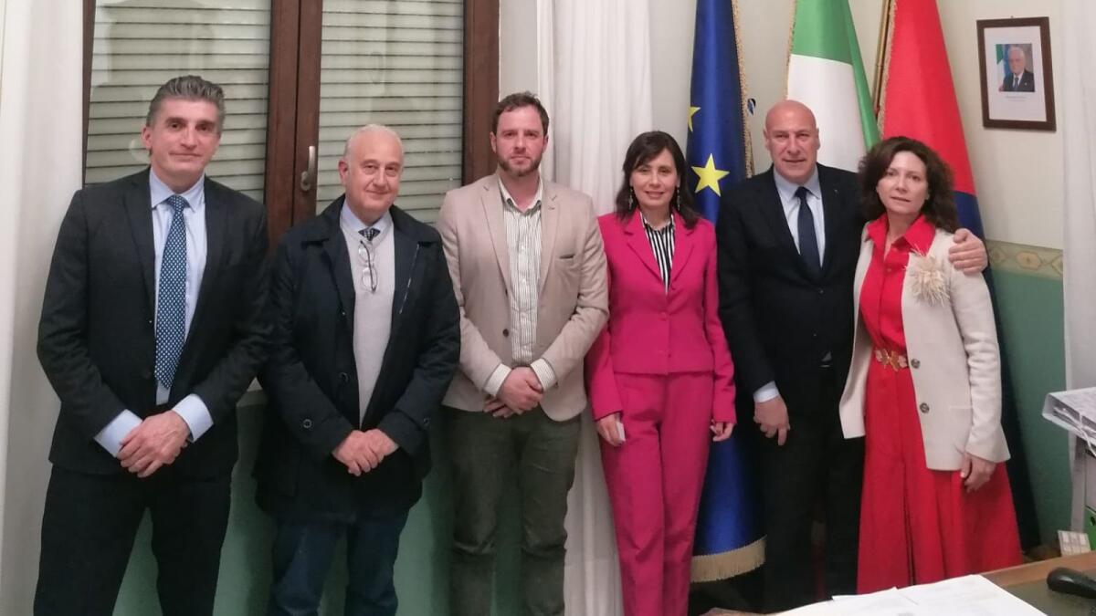 Crotone - I vertici della compagnia di crociera Viking in città - 