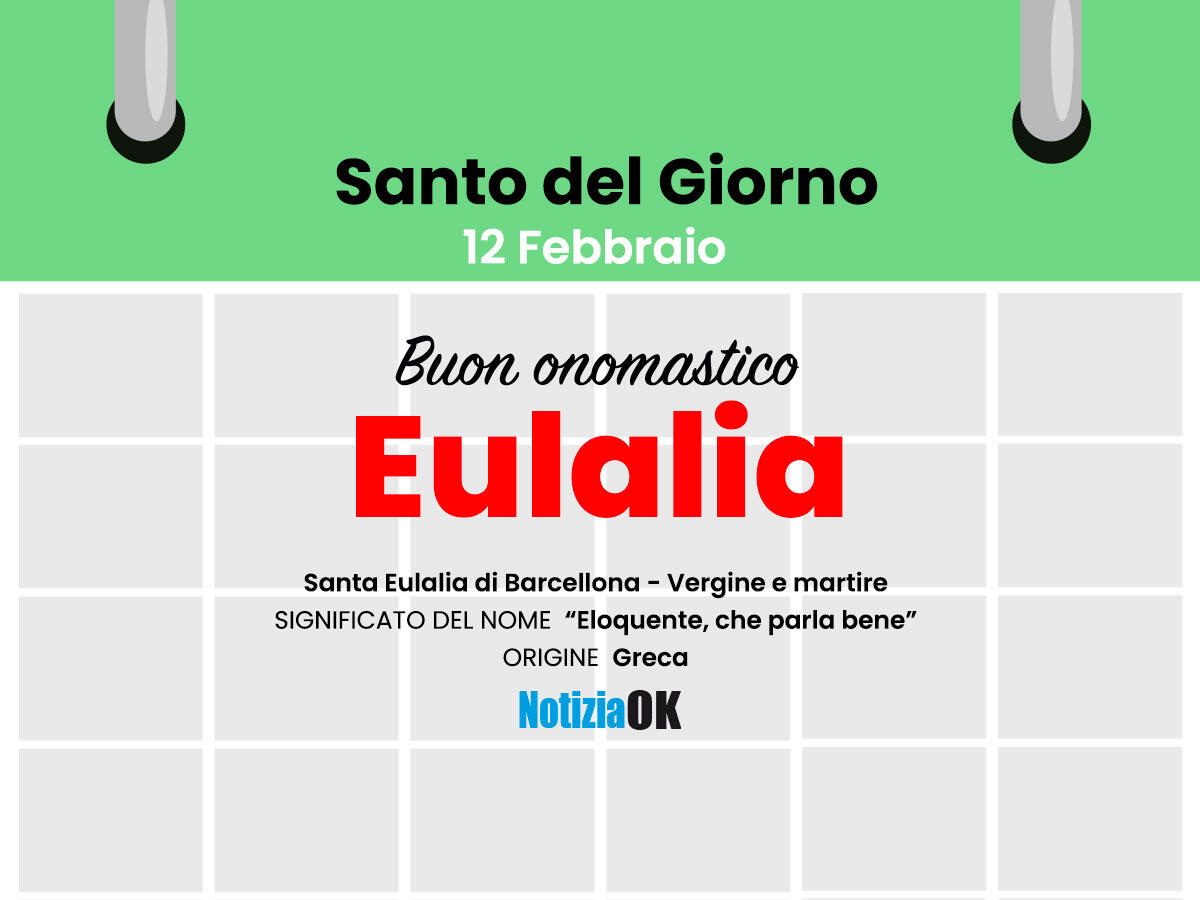 Oggi la Chiesa celebra la memoria di Sant'Eulalia - 