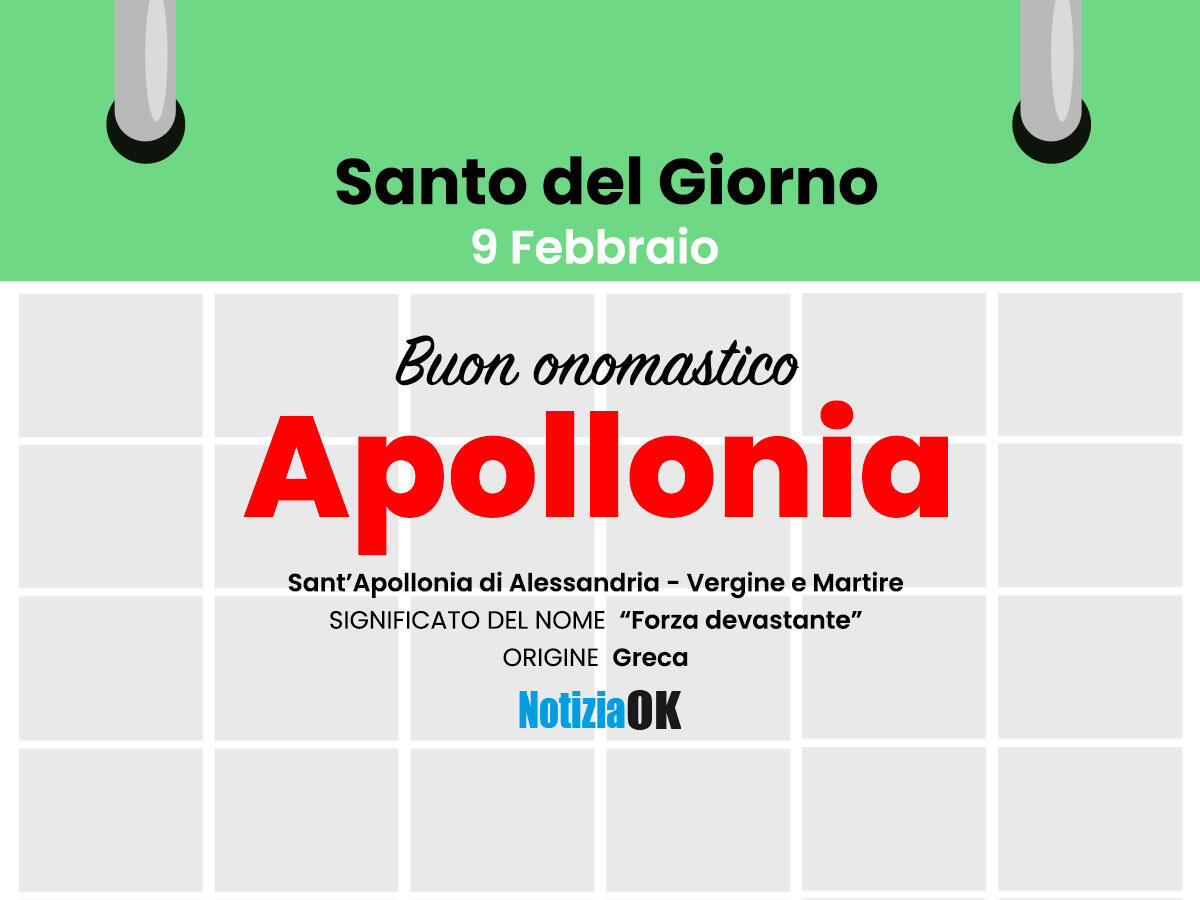 Il Santo del giorno è Sant'Apollonia - 