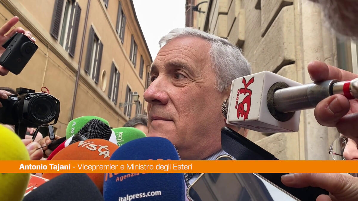 Medio Oriente, Tajani "Lavorare per soluzione due popoli e due Stati" - 
